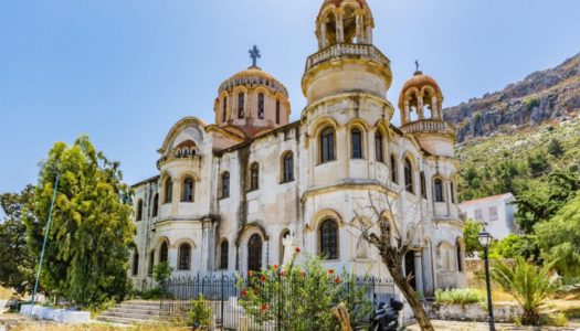 Δωρεά του εφοπλιστή Αθανασίου Μαρτίνου, “ΑΜΚΕ “Αιγέας”, η αποπεράτωση και  ανακαίνιση του ιστορικού ναού Αγίου Γεωργίου Σαντραπέ, στο Καστελλόριζο