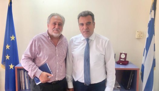 Συνάντηση του Υφυπουργού Τουρισμού, κ. Μάνου Κόνσολα, με τον Πρόεδρο της SkyExpress για την αεροπορική σύνδεση των μικρών νησιών