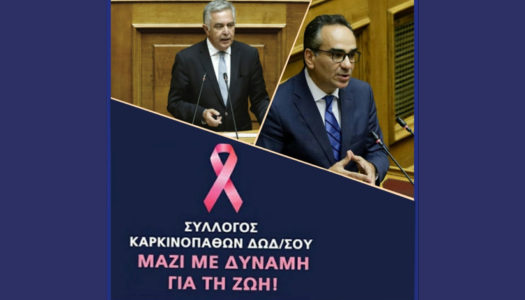 Τηλεδιασκέψεις του Βουλευτή Δωδεκανήσου Βασίλη Α. Υψηλάντη με τον Σύλλογο Στήριξης Καρκινοπαθών Δωδ/σου και την Ομοσπονδία Τριτέκνων Ελλάδος